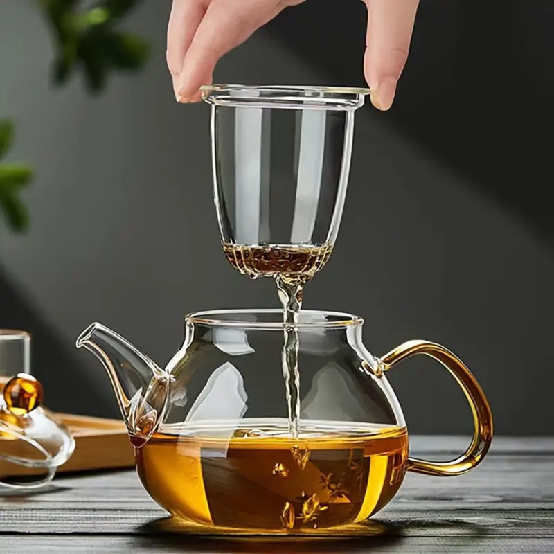 Glass Teapot and Tealight Candle Warmer | Foxy Tea Shop
